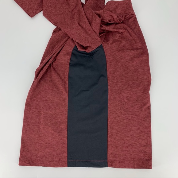 Asics NWT Mens' Heathered Red Cold Weather 1/4 Zip Long Sleeve Shirt, Medium - Picture 10 of 15